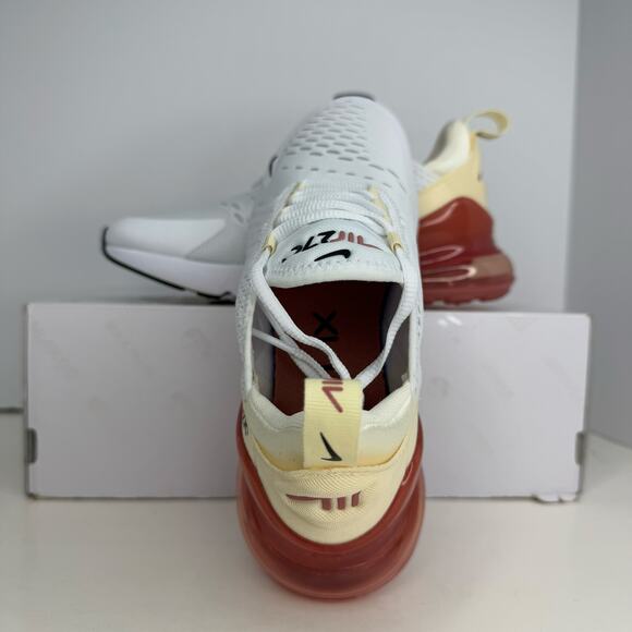 Nike Air Max 270 White/Pale Ivory Muslin Size 6 Women - Picture 3 of 8